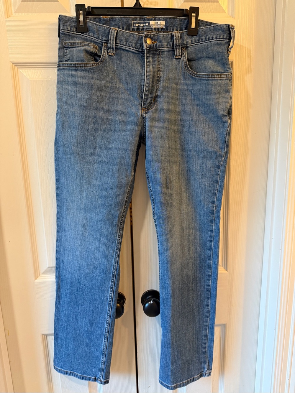 Carhartt Light Blue Straight-Leg Men's Jeans size 34/30